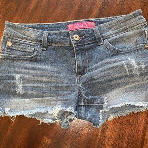 Glo Jeans Shorts "Carling"  Booty Distressed